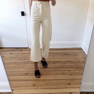 & Other Stories Wide Leg Cropped Pant